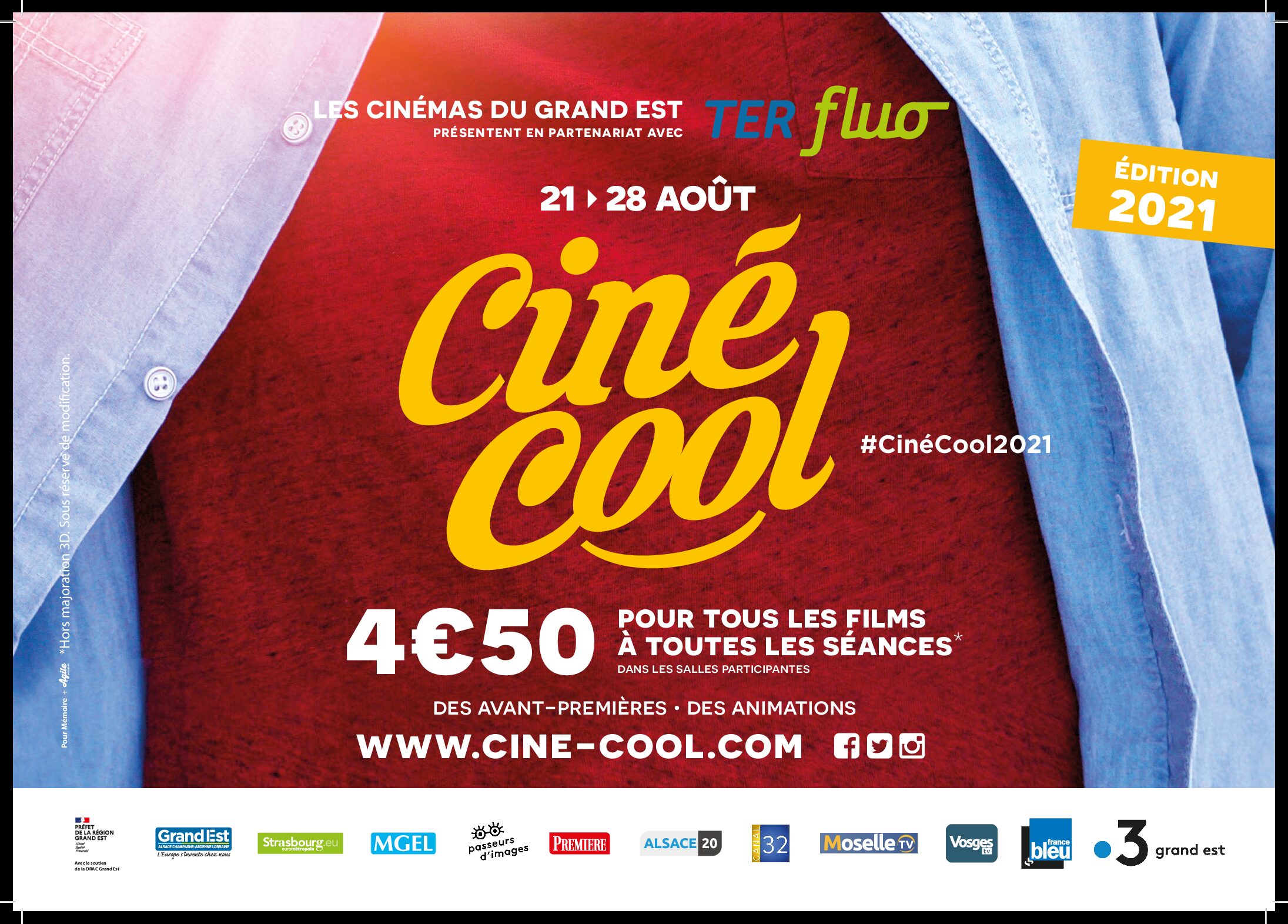 Ciné-Cool revient pour une 24è édition du 21 au 28 août 2021 !