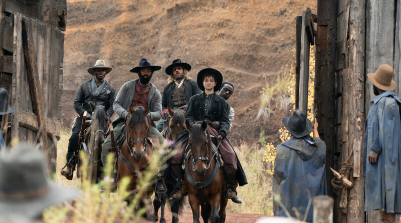 Jyuddah Muzahura (Seymour Ellis), Nicholas Pinnock (John Ellis), Matthias Schoenaerts (Django), Lisa Vicari (Sarah), Benny Opoku-Arthur (Kevin Ellis) - © 2021 Cattleya / Atlantique Productions / Sky Italia / Canal+ - Credit: Cos Aelenei
